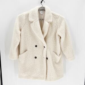 Nine West double-breasted teddy coat Daisy Dew size 2XL pockets warm fashionable